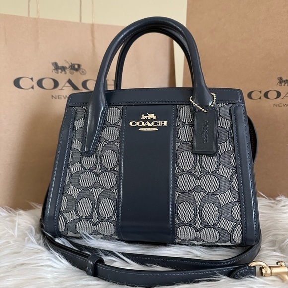 Coach Handbags - New Coach Andrea Carryall Bag In Signature Jacquard satchel bag